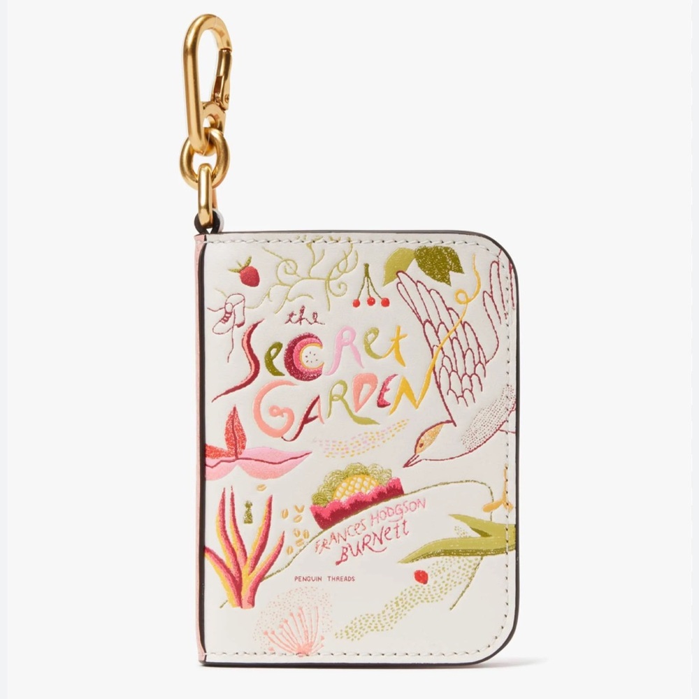 Kate Spade Story Teller Secret Garden Coin Purse